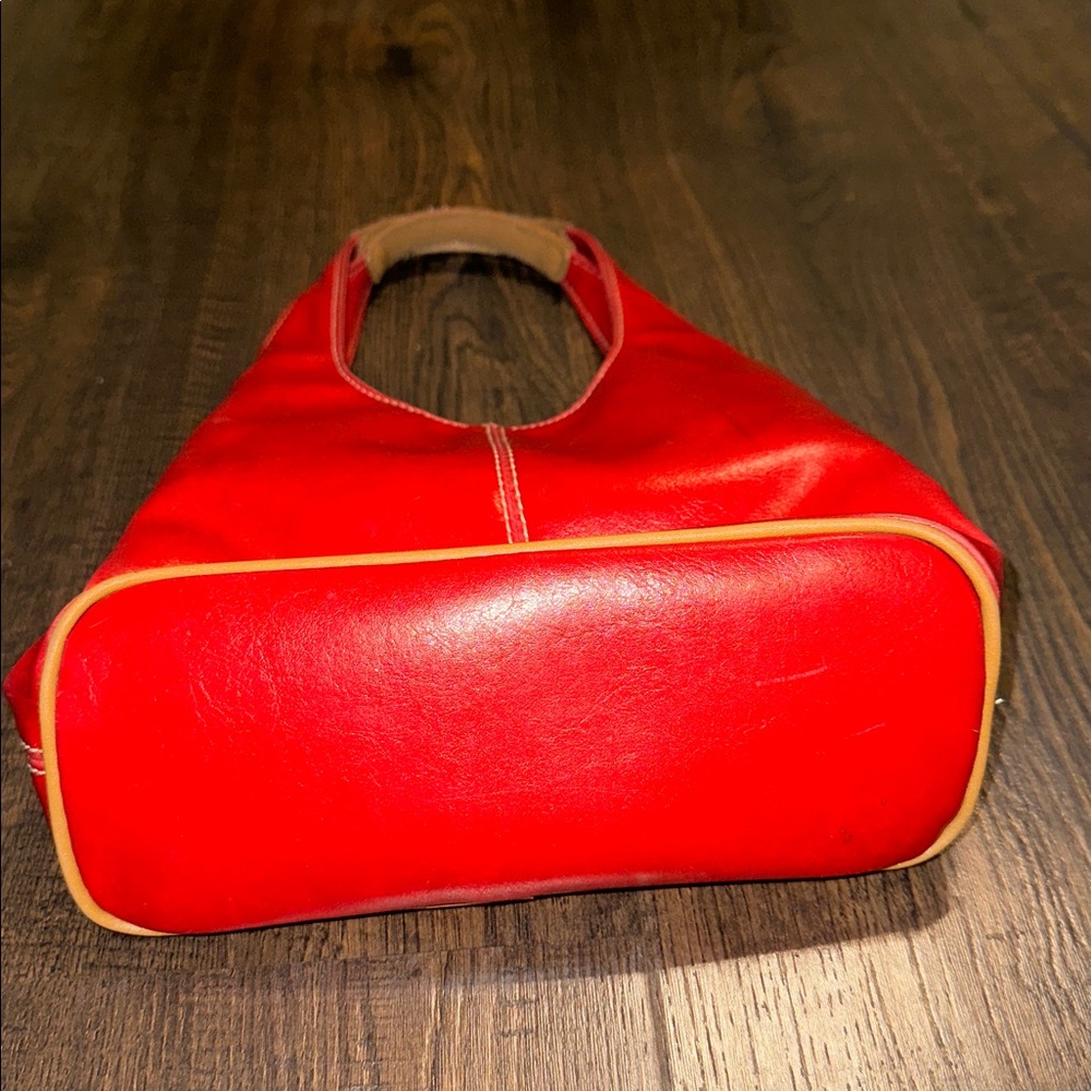 Nine West Mini Red Leather Women's purse - Picture 4 of 8